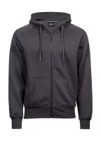 Fashion Full Zip Hood Dark Grey