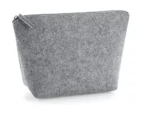 Felt Accessory Bag Grey Melange