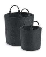 Felt Trug Charcoal Melange