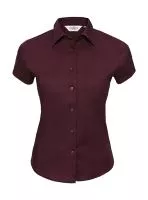 Fitted Short Sleeve Blouse Port