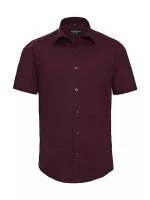 Fitted Short Sleeve Stretch Shirt Port
