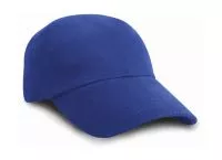 Flat Brushed-Cotton-Cap Royal