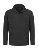 Fleece Half-Zip Grey Steel