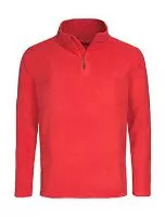 Fleece Half-Zip Scarlet Red