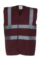 Fluo 2 Band+Brace Waistcoat Maroon