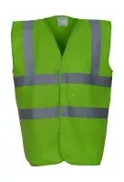 Fluo 2 Band+Brace Waistcoat Lime