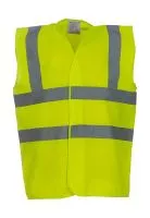 Fluo 2 Band + Brace Waistcoat Fluo Yellow