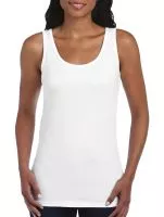 Gildan Ladies Softstyle® Tank Top Fehér