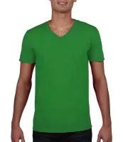 Gildan Mens Softstyle® V-Neck T-Shirt Irish Green