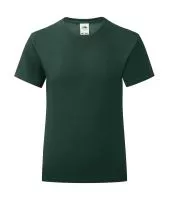 Girls` Iconic 150 T Forest Green