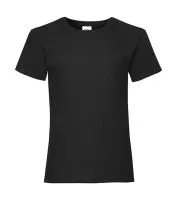 Girls Valueweight T Black