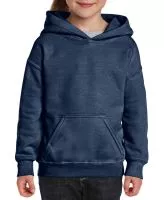 Heavy Blend Youth Hooded Sweat Heather Sport Dark Navy