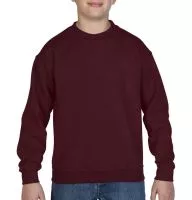 Heavyweight Blend Youth Crew Neck Maroon