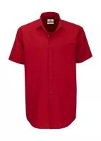 Heritage SSL/men Poplin Shirt Deep Red