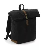 Heritage Waxed Canvas Backpack Black