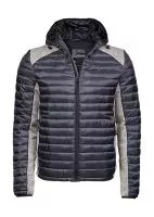 Hooded Outdoor Crossover Jacket Space Grey/Grey Melange