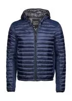 Hooded Outdoor Crossover Jacket Navy/Navy Melange