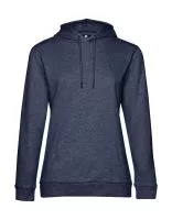 #Hoodie /women French Terry Heather Navy