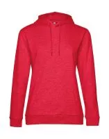#Hoodie /women French Terry Heather Red