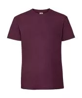 Iconic 195 Ringspun Premium T Burgundy