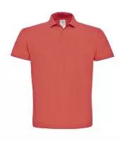 ID.001 Piqué Polo Shirt Pixel Coral