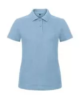 ID.001/women Piqué Polo Shirt Light Blue