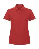 ID.001/women Piqué Polo Shirt Piros