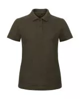 ID.001/women Piqué Polo Shirt Barna