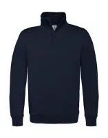 ID.004 Cotton Rich 1/4 Zip Sweat Navy