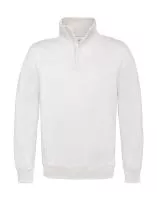 ID.004 Cotton Rich 1/4 Zip Sweat Fehér