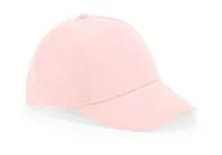 Junior Organic Cotton 5 Panel Cap Powder Pink