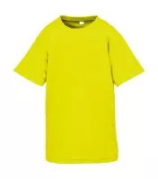 Junior Performance Aircool Tee Flo Yellow