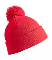 Junior Pom Pom Beanie Piros