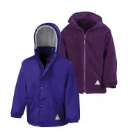 Junior Reversible Stormproof Jacket Purple/Purple