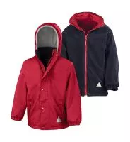 Junior Reversible Stormproof Jacket Red/Navy