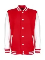 Junior Varsity Jacket Fire Red/White