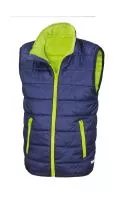 Junior/Youth Padded Bodywarmer Navy/Lime