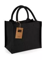 Jute Mini Gift Bag Black/Black