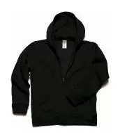 Kapucnis felső Full Zip/kids Sweat Black