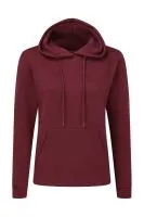 Kapucnis felső Sweatshirt Women Burgundy