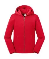 Kids` Authentic Zipped Hood Sweat Classic Red