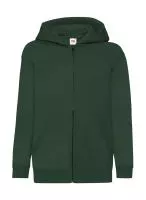 Kids Classic Kapucnis felső Sweat Jacket Bottle Green