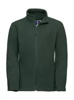 Kids Full Zip Outdoor Fleece Bottle Green