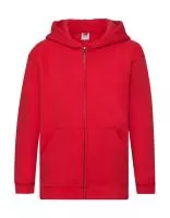 Kids Premium Kapucnis felső Sweat Jacket Piros