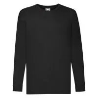 Kids Valueweight Long Sleeve T Black