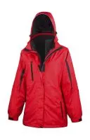 Ladies` 3-in-1 Journey Jacket Red/Black