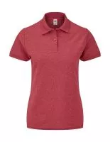 Ladies 65/35 Polo Heather Red