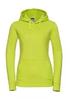 Ladies` Authentic Kapucnis felső Sweat Lime