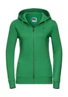 Ladies` Authentic Zipped Hood Apple