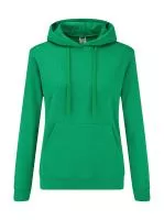 Ladies Classic Kapucnis felső Sweat Heather Green